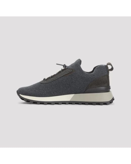 Brunello Cucinelli Blue Sneakers