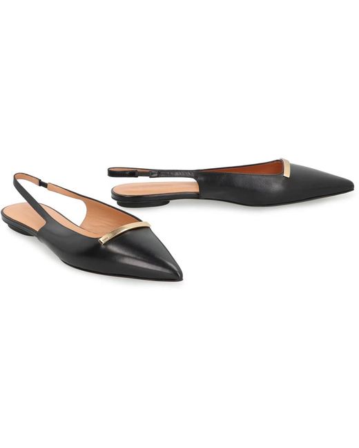 Tod's Black Ballerinas