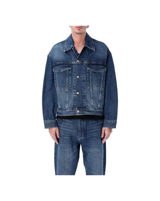 Studio Nicholson Blue Denim Jackets for men