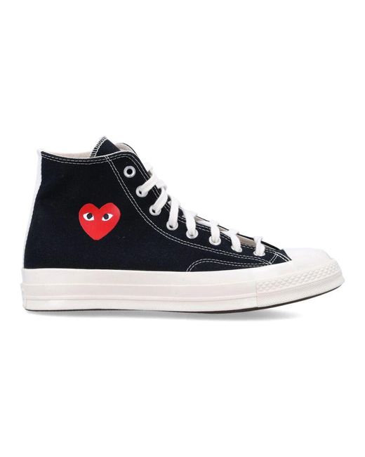 COMME DES GARÇONS PLAY Blue Sneakers for men