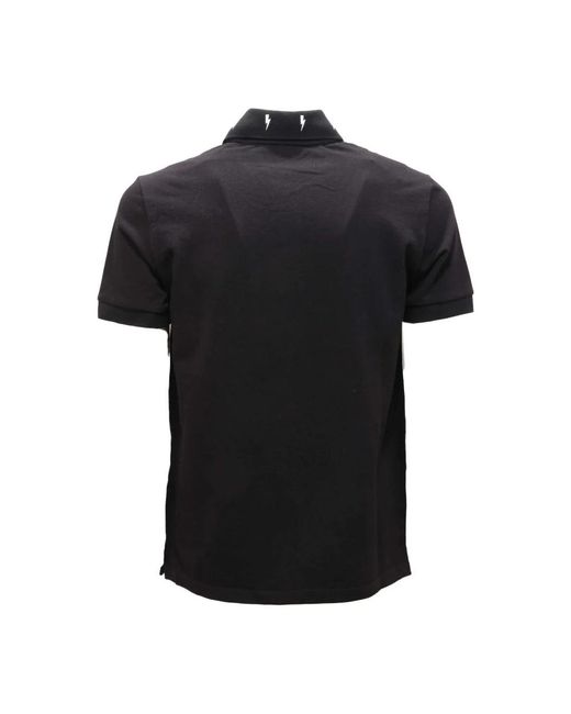 Neil Barrett Black Polo Shirts for men