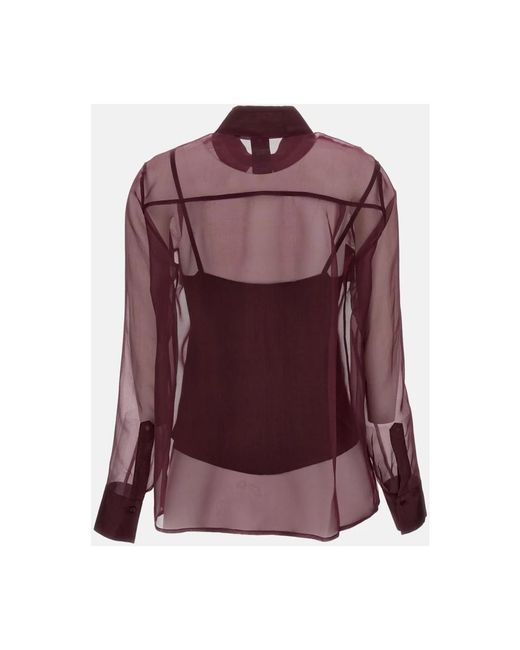 FEDERICA TOSI Purple Shirts