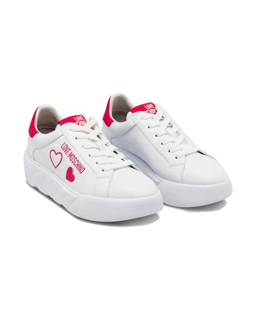 Moschino Pink Sneakers