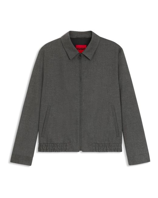 HUGO Gray Light Jackets for men