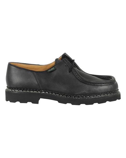 Paraboot Black Laced Shoes for men
