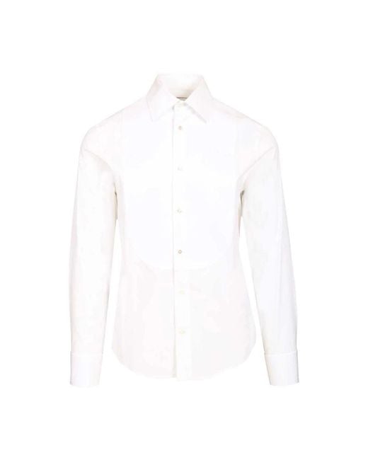 Burberry White Formal Shirts for men