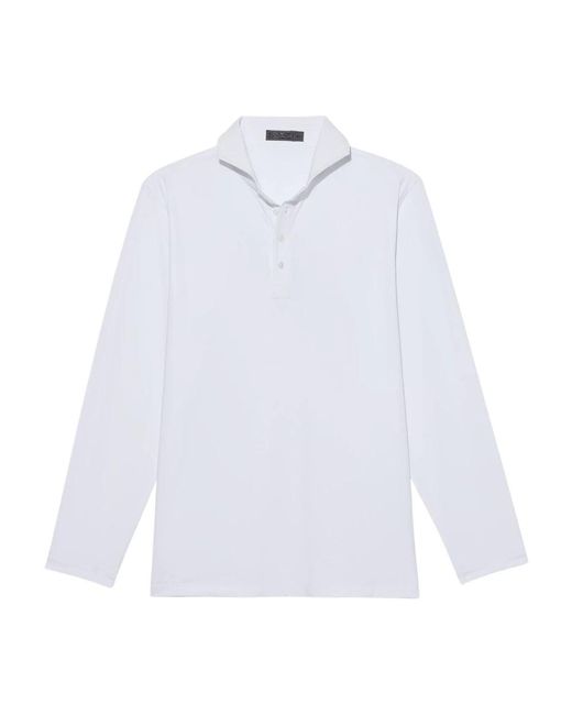 G/FORE White Polo Shirts for men