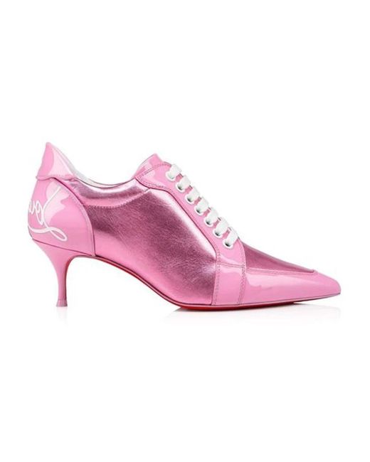 Christian Louboutin Pink Leather Pumps