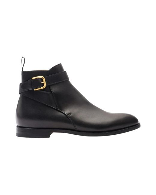 Scarosso Black Ankle Boots for men