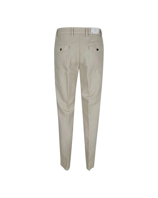 Eleventy Gray Slim-Fit Trousers for men