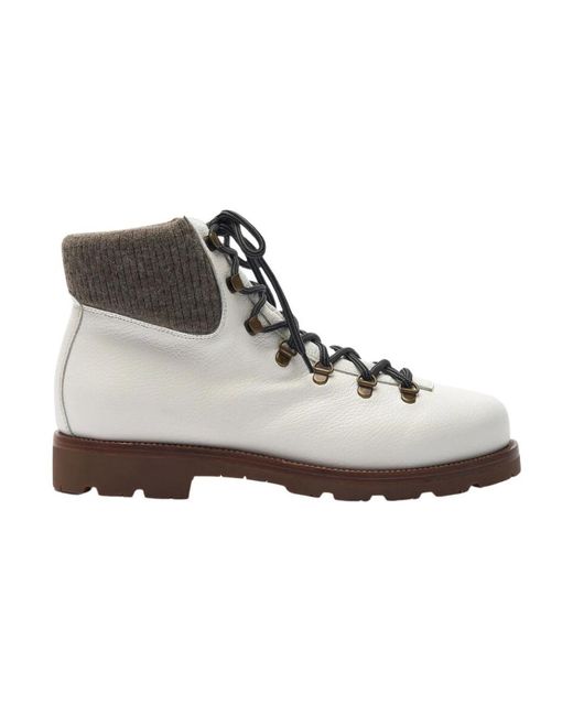 Scarosso Gray Lace-Up Boots for men