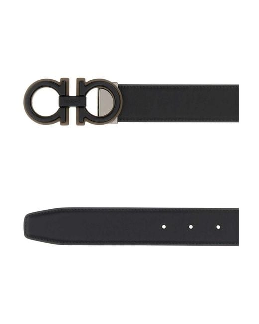 Ferragamo Black Belts for men