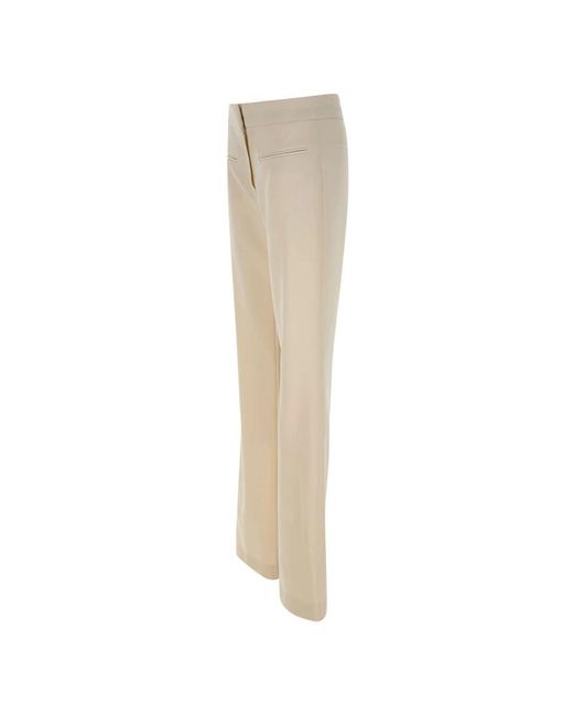 Courreges Natural Wide Trousers