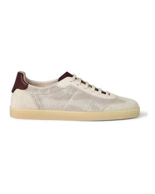 Brunello Cucinelli Natural Sneakers for men