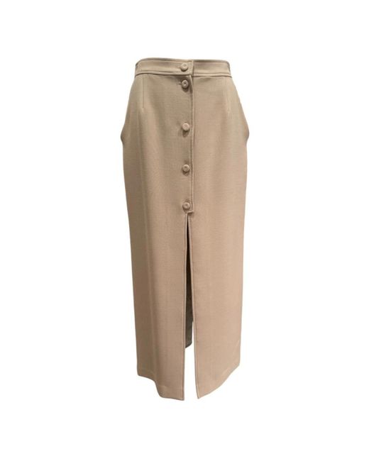Margaux Lonnberg Natural Midi Skirts