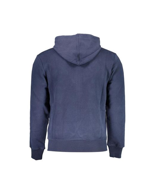 La Martina Blue Zip-Throughs for men