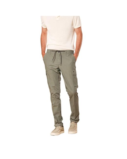 Slim-Fit Trousers di Mason's in Green da Uomo