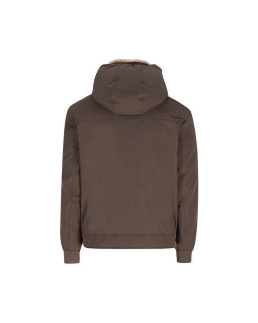 Brunello Cucinelli Brown Winter Jackets for men