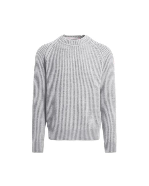 Round-Neck Knitwear Parajumpers de hombre de color Gray