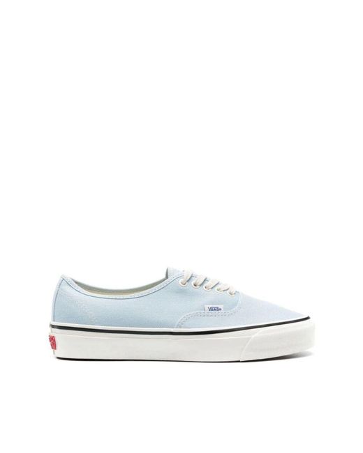 Vans Blaue canvas-sneaker mit streifendetails in White für Herren