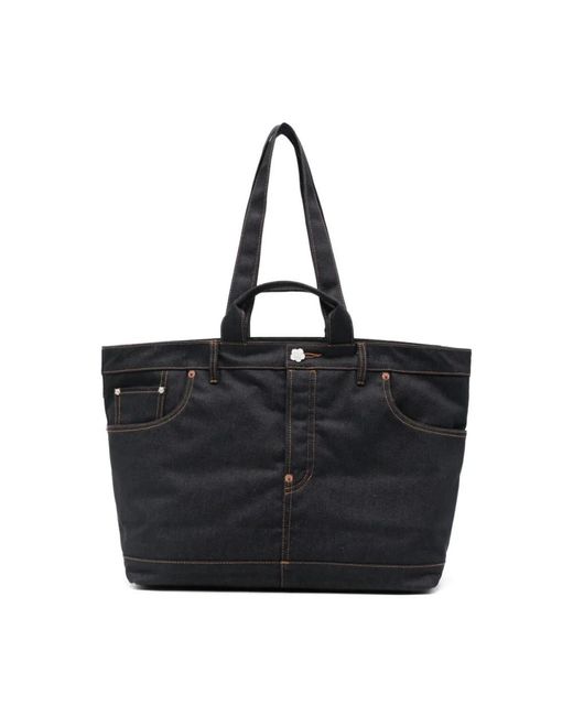 KENZO Black Shopping Bags for men