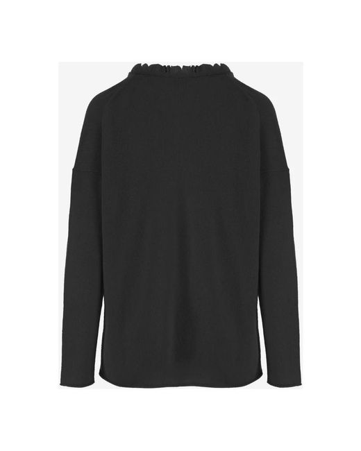 Allude Black V-Neck Strickware