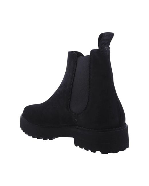 Nubikk Logan rai leder sneakers in Black für Herren
