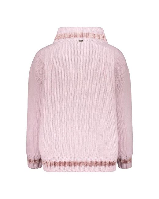 Herno Truien & Vesten ,Roze ,Wol Wollen Vest Met Rits En Zakken in het Pink