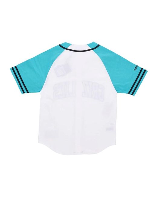 Mitchell & Ness Fitness ,Veelkleurig ,Katoen Nba Practice Day Jersey Grizzlies in het Blue voor heren