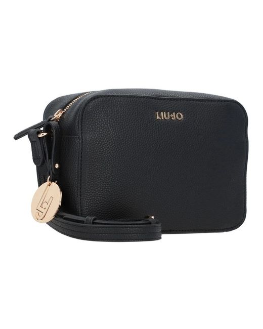 Liu Jo Black Schöne ecs m kameratasche handtasche/schultertasche