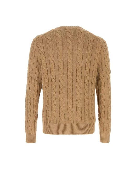 Polo Ralph Lauren Brown Round-Neck Knitwear for men