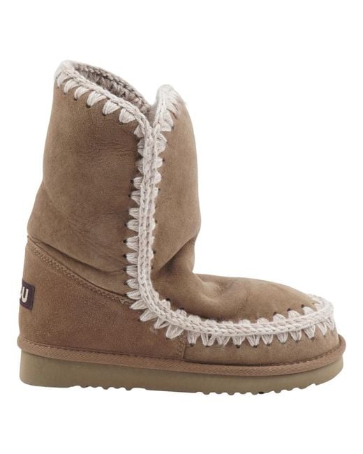 Mou Brown Winter Boots