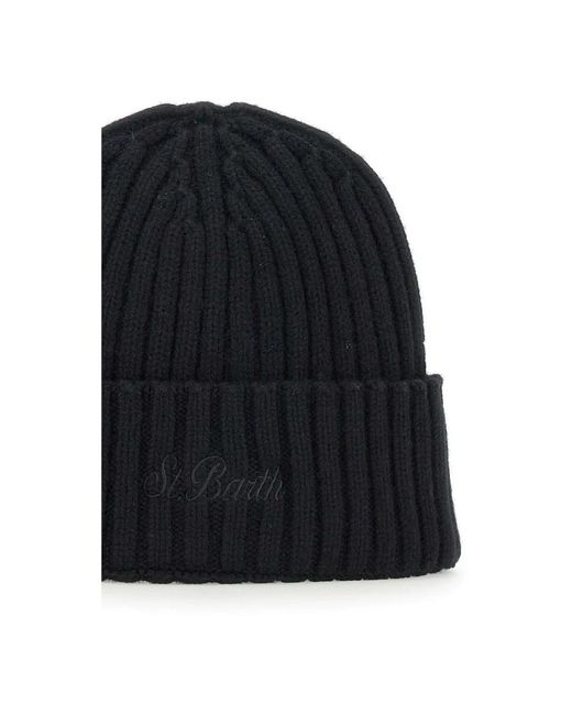 Mc2 Saint Barth Black Beanies for men