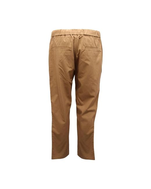 Sun 68 Brown Straight Trousers for men