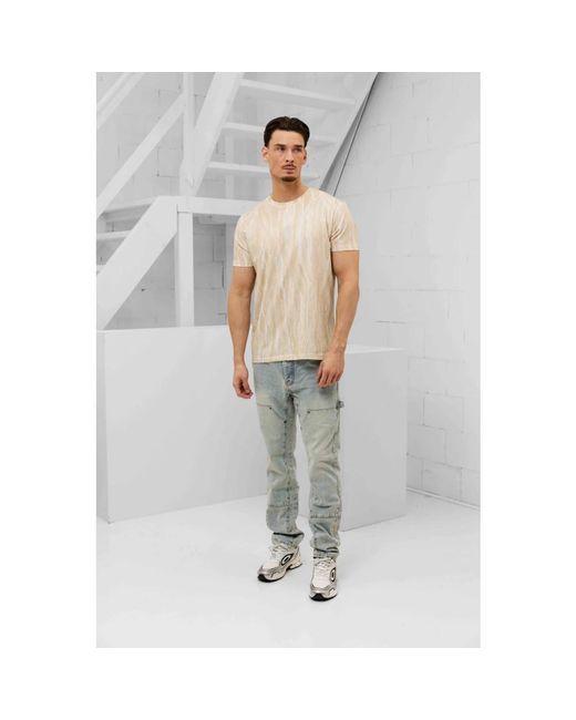 carlo colucci Metallic T-Shirts for men
