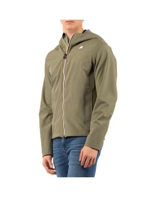 K-Way Green Light Jackets for men