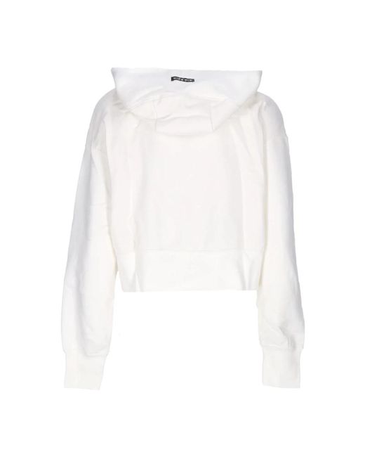 Nike Fitness ,Wit ,Katoen Air Fleece Full-Zip Hoodie in het White