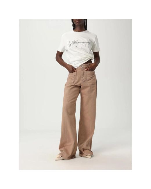 T-Shirts Blumarine de color White