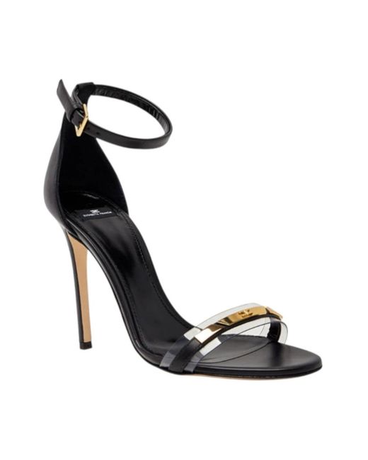 Elisabetta Franchi Black High Heel Sandals