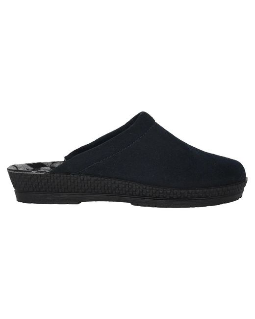 Rohde Schoenen ,Blauw ,Suède Blauwe Outdoor Klomp Voor Vrouwen in het Black