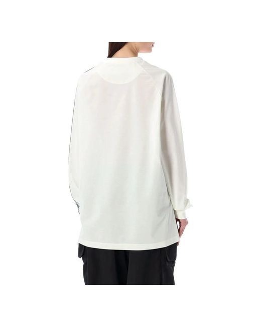 Y-3 White Long Sleeve Tops