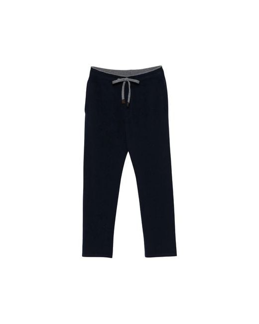 Fedeli Blue Sweatpants for men