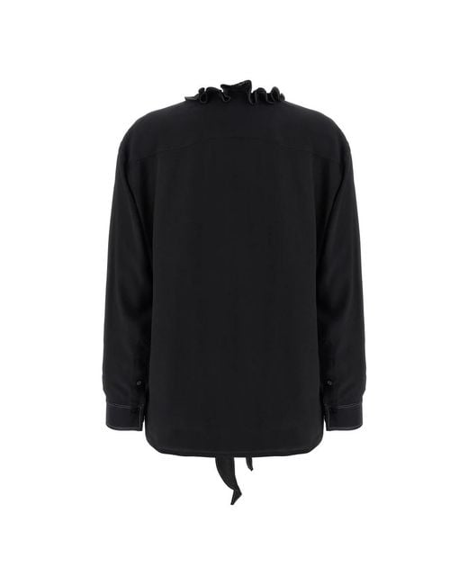 Victoria Beckham Black Blouses