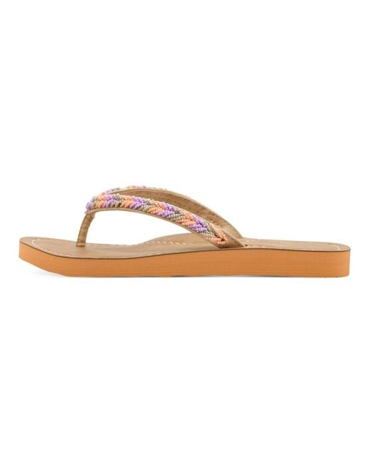 Tamaris Brown Flip Flops