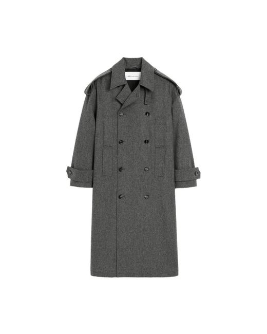 AMI Gray Trench Coats