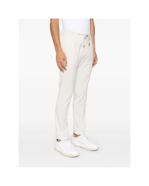 Eleventy White Chinos for men