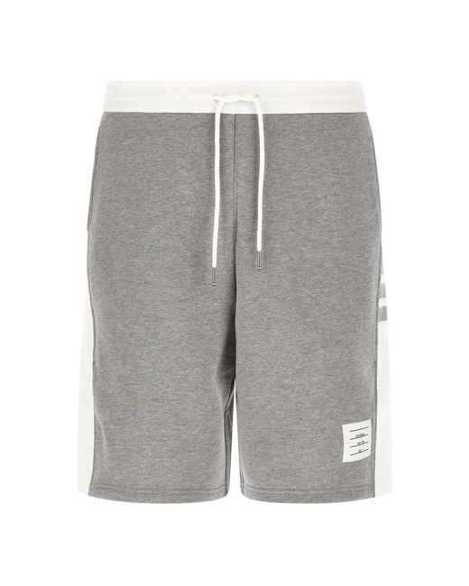 Thom Browne Gray Casual Shorts for men