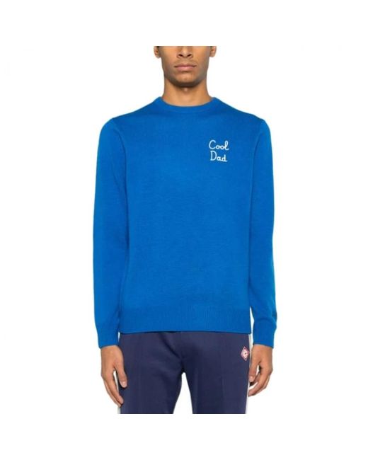 Mc2 Saint Barth Blue Sweatshirts for men