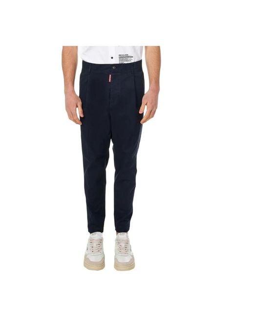 DSquared² Blue Slim-Fit Trousers for men
