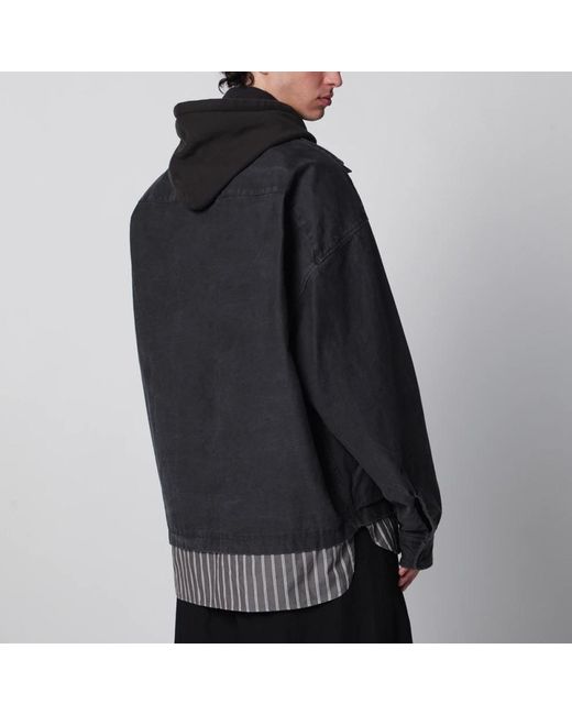 Maison Mihara Yasuhiro Black Light Jackets for men